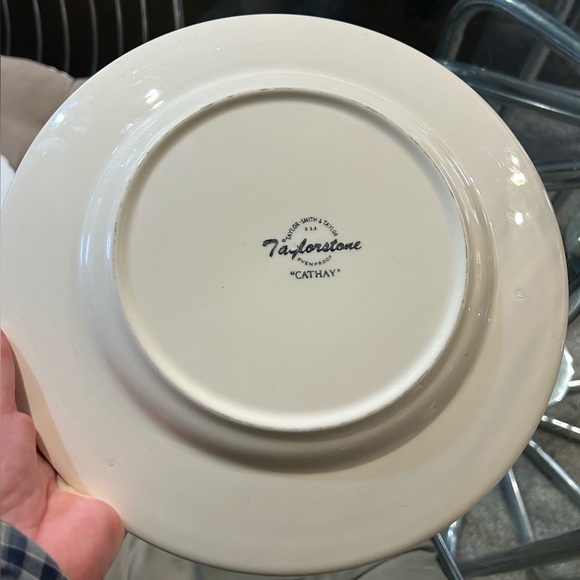 Mid Century Modern TAYLORSTONE CATHAY Dinner Plate 10.5" atomic starburst 1960s - Picture 2 of 3